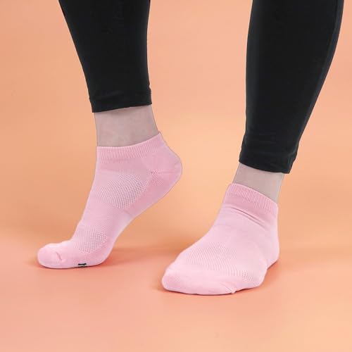 Image of BambooMN Men and Women's Rayon from Bamboo Low Cut Ankle Socks for Sports, Work and Everyday Wear - 4 Pairs - Unisex Sizing