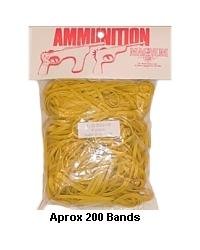 Rubberband Shooter Ammo - Short Rifle Ammo-Yellow (size 33, 4-oz. bag)