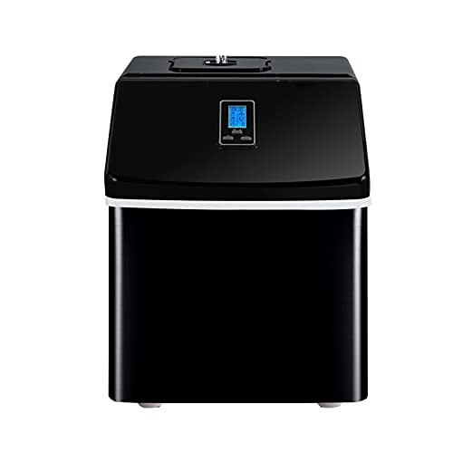 MHGD Kompakte Eismaschine, kleine Arbeitsplatte, Eismaschine, tragbare Eiswürfelmaschine, geräuscharm, ideal für Zuhause…