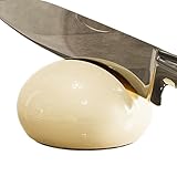 Schleifstein mit Saugnapf, manuell, für Küchenmesser – Schleifstein – für Küche, Garten, Köche, Outdoor, Grill, Fleisch, Gemüse, Zwiebel