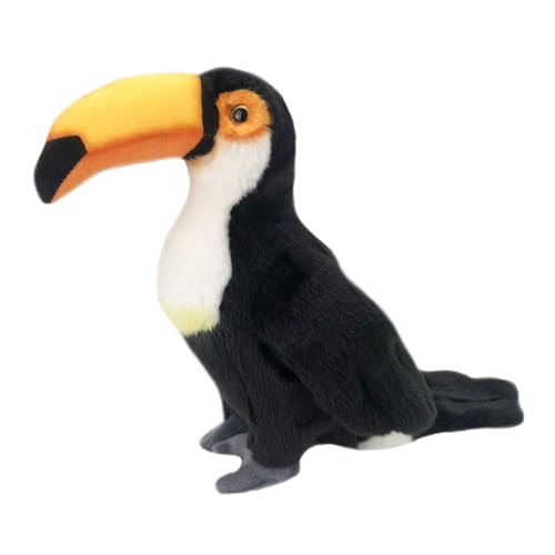 Peluche toucan réaliste idée cadeau original et mignon pour l'anniversaire d'un enfant