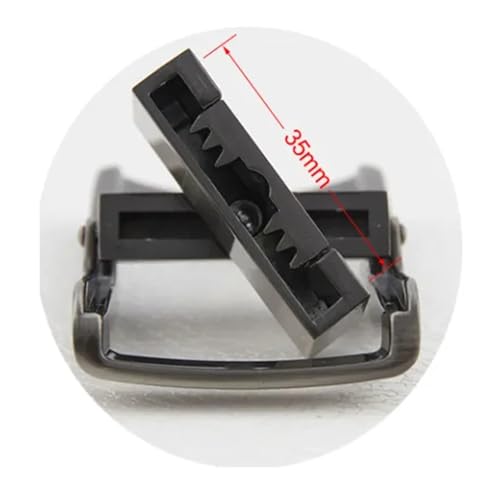 Hebilla de cinturón reversible de 35mm en metal multicolor para vaqueros DIY 3