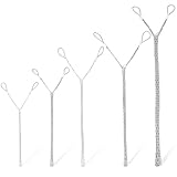 Shimeyao 5 Pcs Wire & Cable Mesh Pulling Grip 6-37mm Double Head Cable Pulls 304 Stainless Steel Wire Mesh Puller Sock Grip Tools