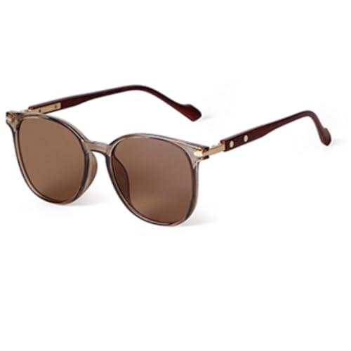 Lunettes de soleil rondes rétro homme femme verres anti-UV dégradés