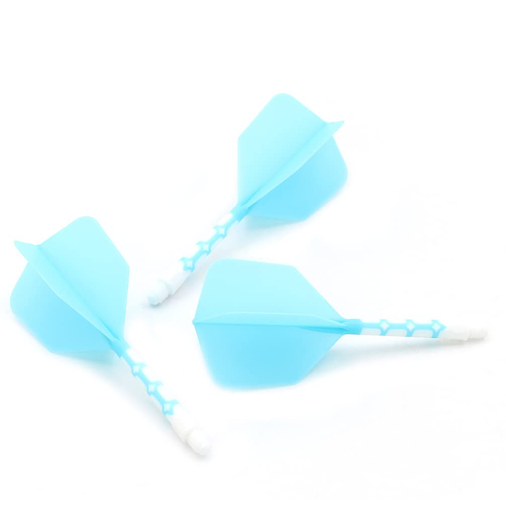 CUESOUL ROST T19 Dart Shaft Integrato e Alette a Forma di Ala Grande, Set di 3 - 5