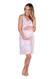 Baby Be Mine Maternity Nursing Nightgown - Sleeveless (Large pre pregnancy 12-14, Lilly)
