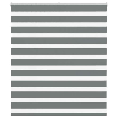 Store zébré de haute qualité gris foncé en polyester durable - 2