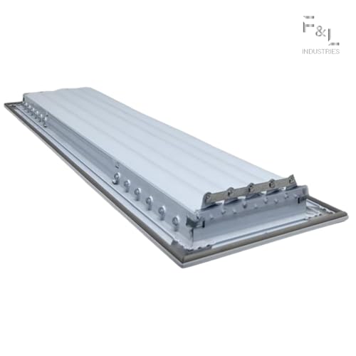 Diffuseur de plafond HVAC lames incurvées pour réduire vos pertes d'énergie - 8