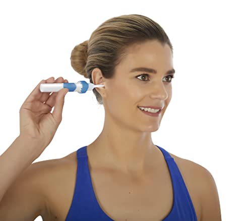 Wax Extract Ear Wax Remover w/ 2 Flexible Tips, LED Light, & Cleaning Brush | Safe, Effective Ear Wax Vibration & Vacuum to Gently Remove Wax Buildup | Premium Ear Suction Vacuum for Adults & Kids