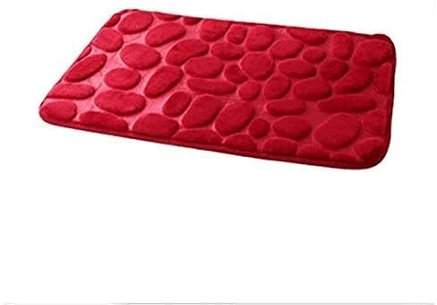 CORAL FLEECE MEMORIA MEMORIA MEMORIA DE MEMORIA Juego de la alfombra de la espuma Baño de inodoro Mats antideslizantes Suelo de la alfombra Colchón para el baño Decoración del baño 40x60 cm Baño Absor