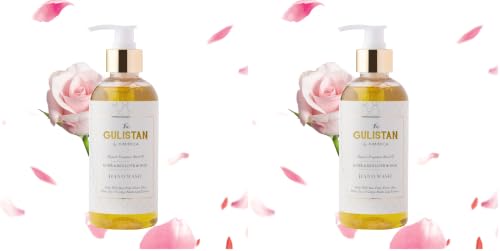 Image of Kimirica The Gulistan Hand Wash, 100% Vegan and Paraben Free with Goodness of Rose Water, Shea, White Tea and Ginkgo Biloba, (Rose Absolute, 300ml) (Pack of 2)