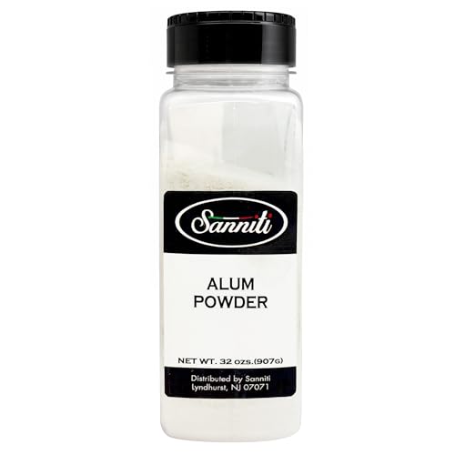 Sanniti Premium Alum Powder 32 Ounce | Pickling Essential for Crisp Fruits & Vegetables | Baking Texture Enhancer