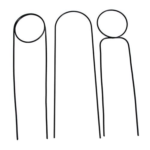 VICASKY 3stücke Teiliges Pflanzenstützsystem Für Kletterpflanzen Robuste Eisenrankhilfe Für Garten Und Balkon Für Unterstützung Von Gemüse Und Blumen