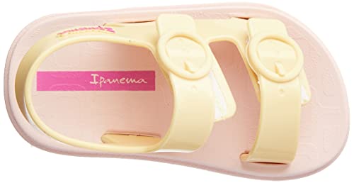 Chinelo Ipanema Baby 44 Gatos Rock Band Baby, Bebê-Meninas, Bege/Bege Transparente, 20/21