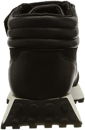 DKNY Women's Noemi-Lace Up Mid Everyday Sneaker, Black, 10 | Image 2