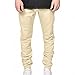 Asija Jogginghose Herren Hosen Slim Fit Regular Fit Casual Wanderhose Outdoorhose für Männer Pants mit Taschen Chino Jeans Einfarbig Stretch Elastische Taille Trainingshose Fitness Jogginghose