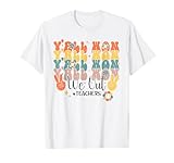 Groovy Y'all Won We Out Teachers Retro Last Day Of School T-Shirt