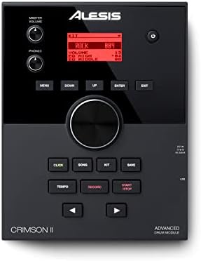 Alesis Crimson II SE - Perkusja elektroniczna, z dwustrefowymi padami siatkowymi, ride (3 strefy), dwustrefowe talerze z choke, działa z: podwójny pedał bębna basowego