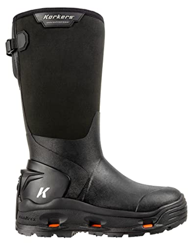 Korkers Men's Neo Storm Rubber Boots - Inuslated and Waterproof Multi-Season Mud Boots - Includes Interchangeable Ninety Degree Sole3