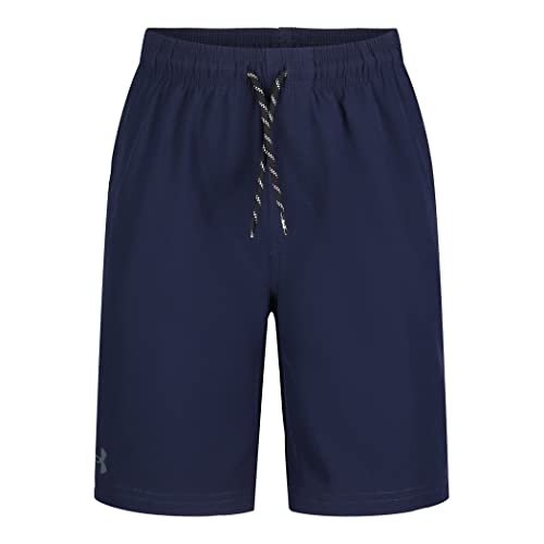 Short de randonnée enfant Under Armour bleu marine stretch