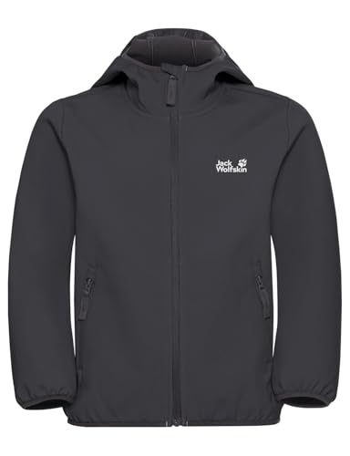 Jack Wolfskin Jungen Fourwinds Kids, Schwarz, 164 EU