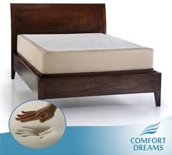 Comfort Dreams Select-A-Firmness 11-inch Queen-size Memory Foam Bed Mattress Soft Medium Firmness