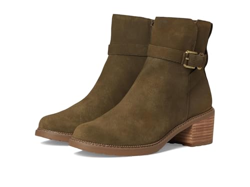 TOMS Womens Hailey Buckle Military Olive 12 Medium