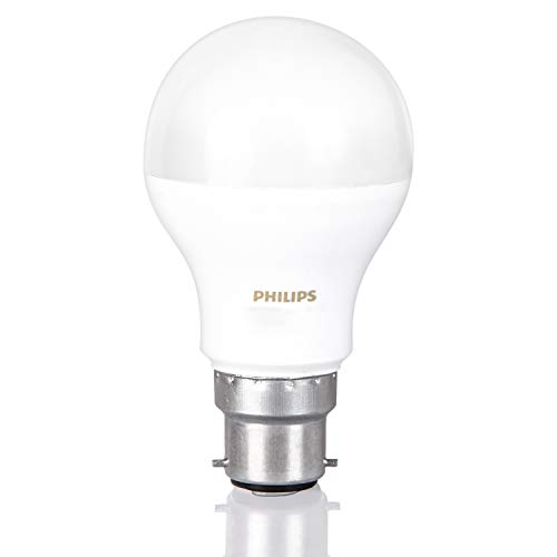 Image of Philips Ace Saver 8.5W B22 LED Bulb, Crystal White, Pack of 8