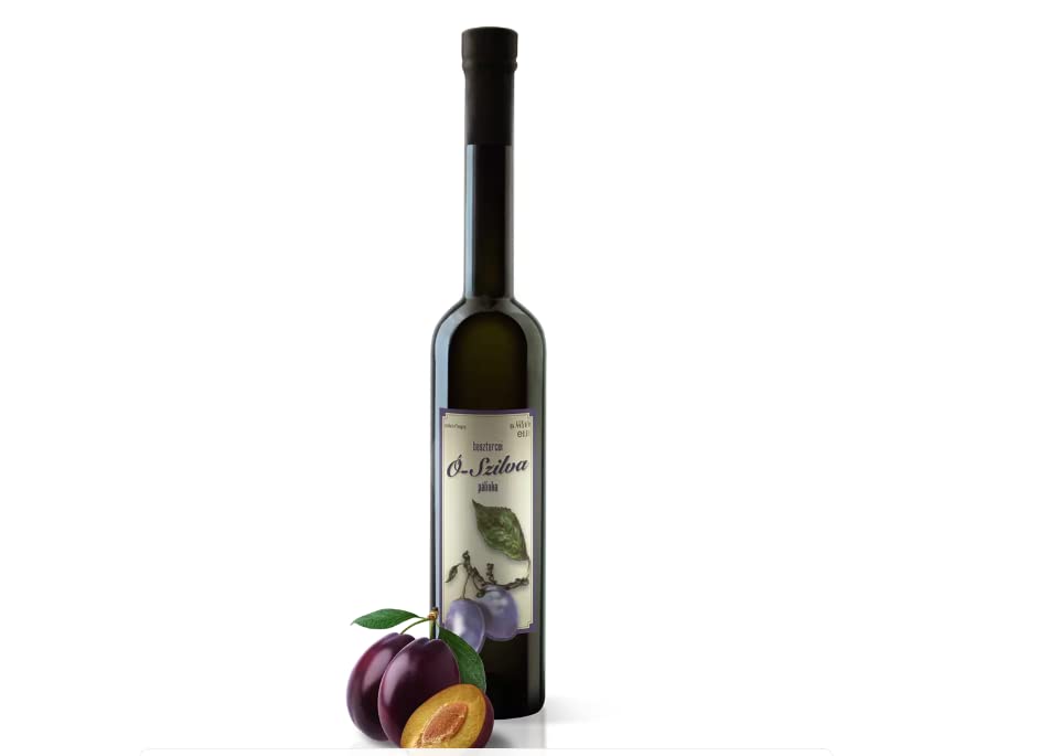 Szicsek Palinka | Premium Ciruela Palinka | Aguardiente de Frutas Artesano | 100% Natural, Sin Gluten, Sin OGM | 500 ml