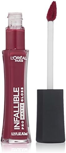 L'Oreal Paris Infallible Lip Pro Matte Gloss, Forbidden Kiss, 0.21 fl. oz