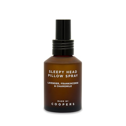 Made by Coopers Pillow Spray, Sleepy Head Fragrance, Mist Room Spray Infused with Luxury Essential Oils to Aid Sleep, 30ml