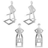 4 Piezas Soporte para Salchichas de Acero Inoxidable, Estante Creativo para Barbacoa de Salchichas, Soporte portátil para salchichas para barbacoa, para barbacoa, picnic, camping, fiesta de hoguera