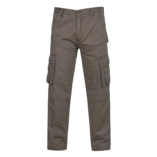 Mens Cargo Pants Casual Lightweight Outdoor Hiking Tactical Pants Jogger Loose Straight Leg Trousers with Pockets