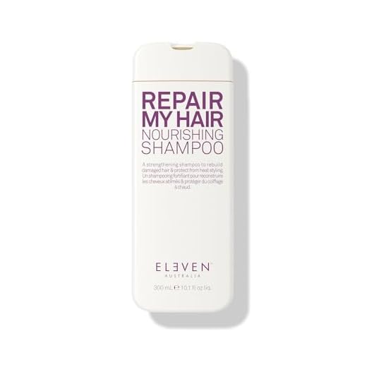 ELEVEN AUSTRALIA Repair My Hair Nourishing Shampoo | Ein kräftigendes Shampoo um geschädigtes Haar wieder aufzubauen und vor Hitzestyling zu schützen - 300ml