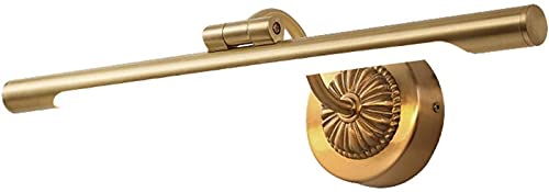 Lumière cuivre LED moderne puissante AMUCK pour miroir de salle de bain or