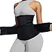Bafully Unterbrust Korsett Waist Trainer Cincher Sports Taillenformer Bauchweg Gürtel Neoprone Taillenmieder Body Shaper (Schwarz, L)