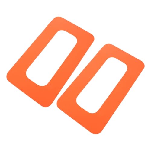 SUPVOX 2pcs Paddle Board Fin Patches Durable Fin Box Connector for Enhanced Stability Control Streamlined Design for Improved Performance Surfboard Accessories Orange