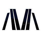 Ferreus Industries Piano Black Pillar Post Trim Cover fits: 2007-2011 Honda CRV All Models PIL-106-GB