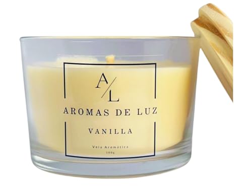 Vela Aromática Vegana de Coco, 100g, Copo de Vidro, Diversos Arom...
