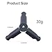 PCTC Mini Tripod for DJI Osmo Pocket 3, Desktop Tabletop Stand Compact Tripod for Go Pro Hero13 /12/11/10/9/OSMO Mobile2/Insta360 ONE X3/X4/X5/FeiyuTech/ZHIYUN Tabletop Stand Grip Accessories