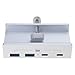 External USB Concentrator Clamp Type USB3.0 Splitter Docking Station for Hard Drives Camera Keyboards Hard Drives