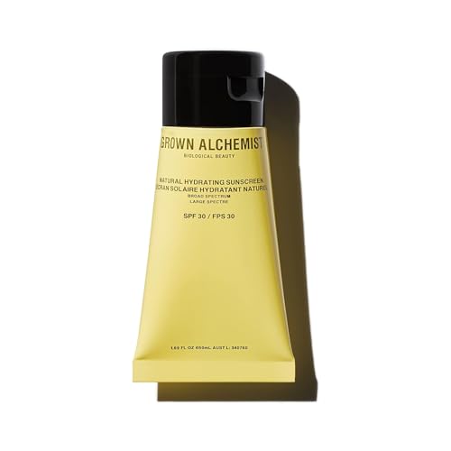 Grown Alchemist Protector Solar Hidratante Natural : Amplio Espectro SPF 30 - El Óxido de Zinc Proporciona Protección UVA/UVB y el Ácido Hialurónico Hidrata en Profundidad - 50 ml
