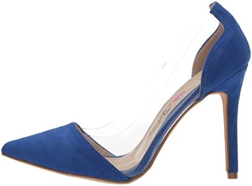 Penny Loves Kenny Women's Opie Pump, Blue Micro/Lucite, 7.5 Wide US | Image 7