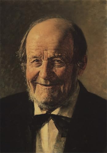 Toile murale abstraite portrait d'un majordome par Vasily Vereshchagin 60x90cm