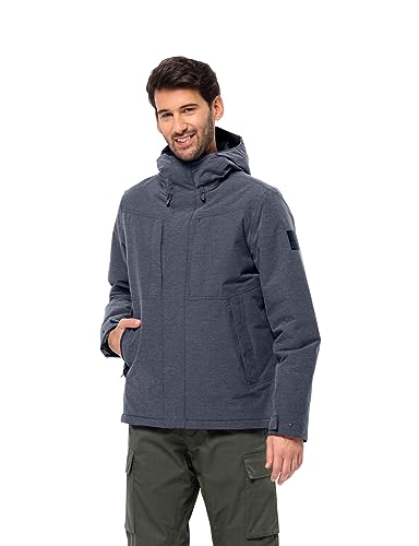 Jack Wolfskin Men Snowy Park JKT M Jacket, Night Blue, XL Jack Wolfskin Men Snowy Park JKT M Jacket, Night Blue, XL