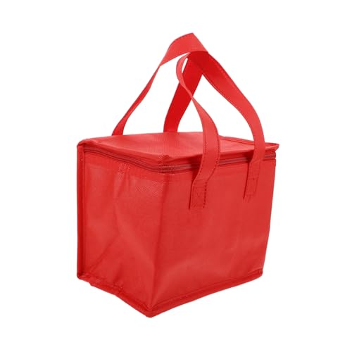 SOLUSTRE Insulated Food Bag Portable Grocery Cooler Bag for Catering Hot Food Carrier for Transport Size 21 * 14 * 17 Non Woven