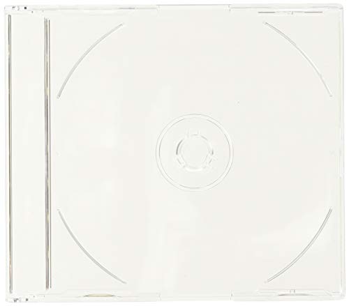 オーバルマルチメディア 7mm厚 マキシCDケース CD DVD1枚収納ケース クリア 5個