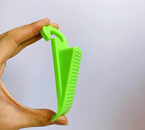 Cocos Rubber Door Stopper, Door Stoppers For Floor, Door Wedge For Residential And Commercial, Door Jam, Rubber Door Stopper Wedge, 4 Pack (Multicolor, Hanging) #TOP3