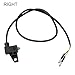 Brake Cable for and Motorcycle, Front and Rear Disc Brake Wire with Integrated Power Off Switch, AntiHorizontal Tipping Switch Compatible with for Bike(Right)