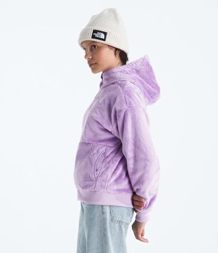 Image of THE NORTH FACE Girls' Osito Full Zip Hoodie | Fleece Hooded Jacket With Hand Pockets & Durable Ribbed Collar